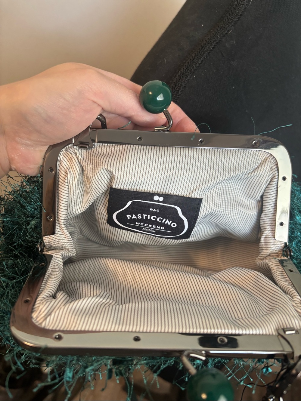 NWT MaxMara Pasticcino Kisslock Purse - Picture 6 of 7